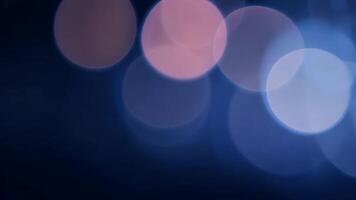 suddig lampor på natt skapa ett abstrakt mjuk bakgrund video