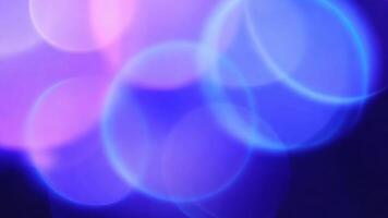 Abstract Bokeh Light Leaks in Blues and Purples Create a Calm Background video