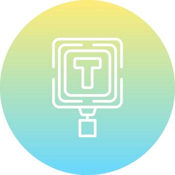 T Intersection Consistent UI Element vector