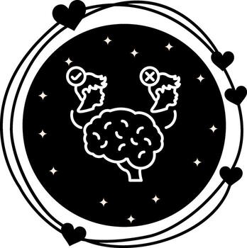 Mind Decision Creative Web Interface Graphic vector