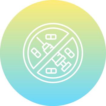 No Drugs Sharp Creative Design Object vector