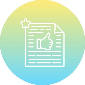 Feedback Summary Advanced Web Graphic Symbol vector