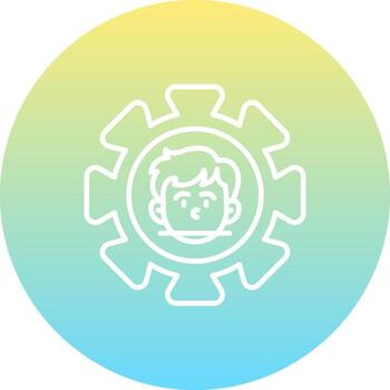 Face Detection Professional Branding Graphic Layout vector