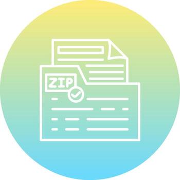 Código Postal carpeta personalizado usuario interfaz diseño vector