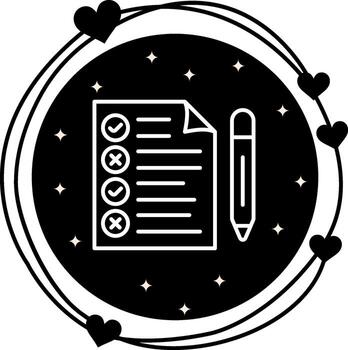 Answer Sheet Custom Digital Art Sketch vector