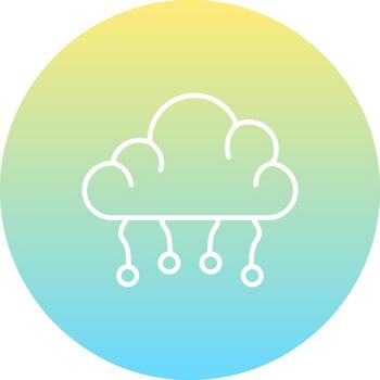 nube informática funcional usuario experiencia marca vector