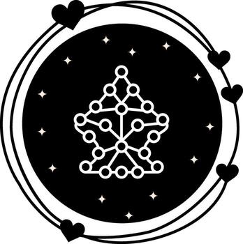 aleatorio bosque simplificado plano diseño característica vector