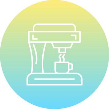 Coffee Maker Sharp User Interface Sketch vector