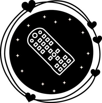 remoto único plano elemento vector