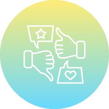 realimentación funcional usuario experiencia marca vector