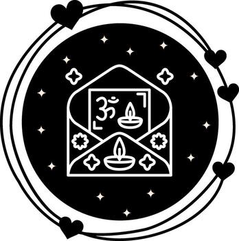 Greeting Card Dynamic Flat Design Layout vector