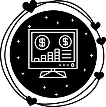 analítica personalizado digital Arte bosquejo vector