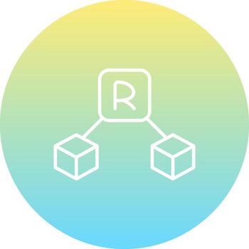 Relationship Distinctive Web Graphic Element vector