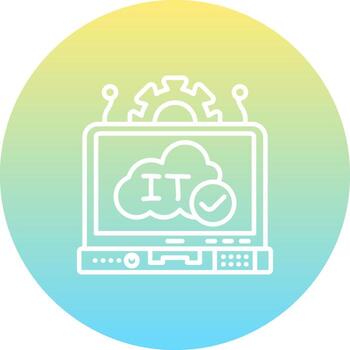 eso nube escaneado ordenador portátil profesional web diseño elemento vector