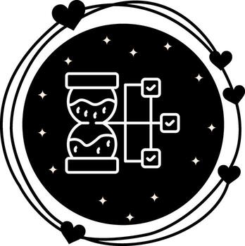 Hourglass Consistent UI Graphic Element vector