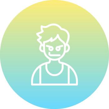 Bad Boy Balanced Flat Design Feature vector