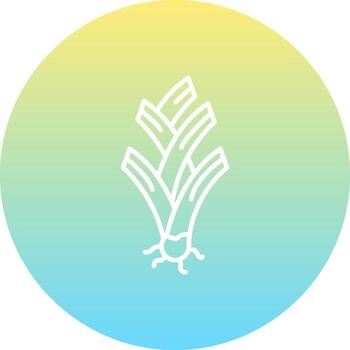 Puerro dinámica visual gráfico formar vector