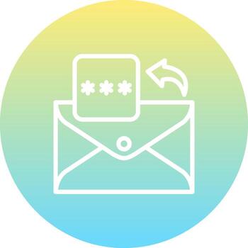 Email Pin Code Professional Branding Graphic Layout vector