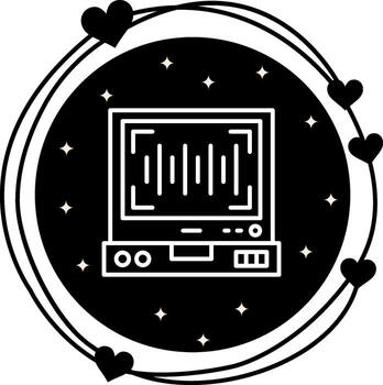 código de barras elegante resumen gráfico formar vector