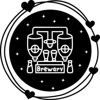 Brewery Functional User Interface Graphic vector