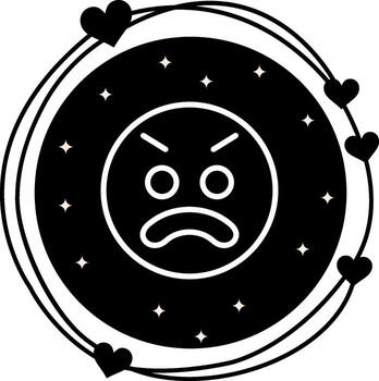 enojado avanzado móvil gráfico diseño vector