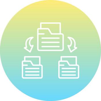 Folder Network High Resolution Graphic Illustration vector