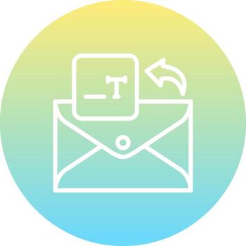 Email Type Fluid Mobile UI Design vector