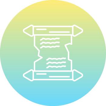 Desplazarse papiro creativo web gráfico objeto vector