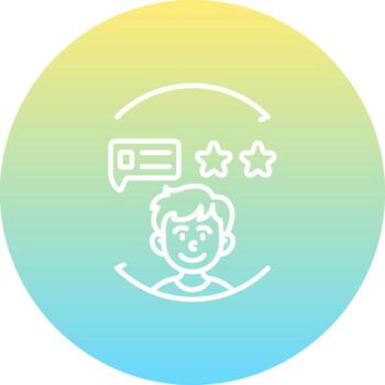 Feedback Loop Dynamic Visual Graphic Form vector