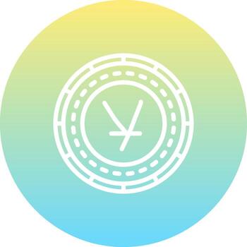 Yuan Coin Sharp Creative Design Object vector