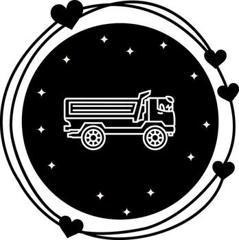 Dump Truck Advanced UI Graphic Feature vector