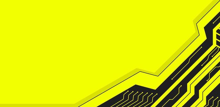 neón amarillo tecnología cyberpunk resumen antecedentes vector
