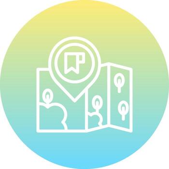 Location Book mark Sharp Creative Design Object vector