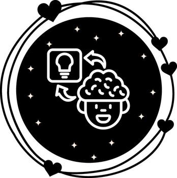 Brain Idea Unique Modern Design Form vector