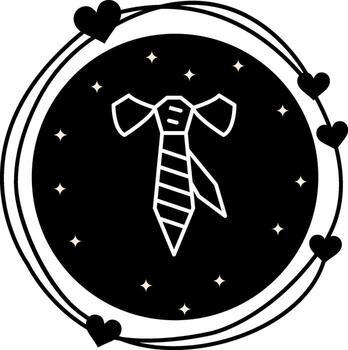 Corbata avanzado móvil gráfico diseño vector