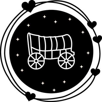 Old Wagon Unique Modern Design Form vector