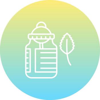 Neem Oil Geometric User Interface Symbol vector