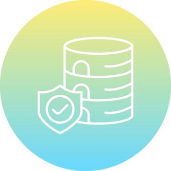 Data Security Dynamic Branding Graphic Symbol vector