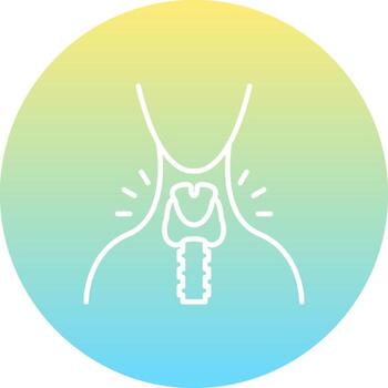 Thyroid Stylish Mobile App Feature vector