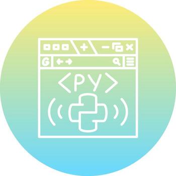 Python Advanced Web Graphic Symbol vector