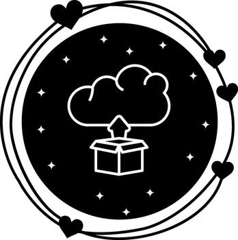 Cloud App Deployment Dynamic Branding Symbol vector