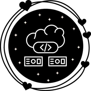 Containers as a Service High Impact Visual Element vector