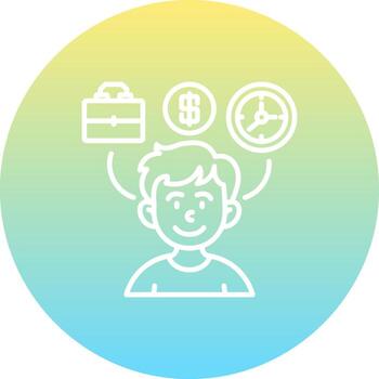 cliente comportamiento adaptado digital gráfico diseño vector