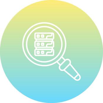 Server View Distinctive Web Graphic Element vector