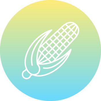 Corn Dynamic Visual Graphic Form vector