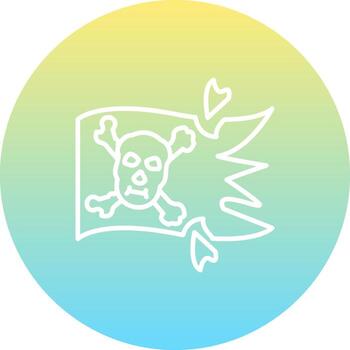 pirata bandera avanzado ui gráfico diseño vector