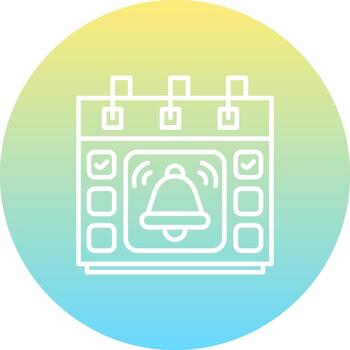 recordatorio calandrar avanzado ui gráfico diseño vector