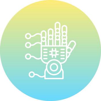 Robotic Hand Consistent UI Element vector