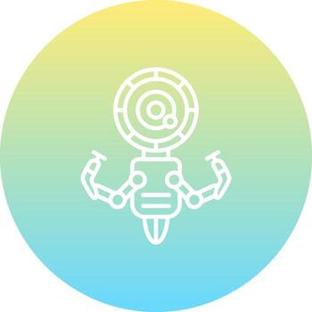 Robot Stylish Mobile App Feature vector