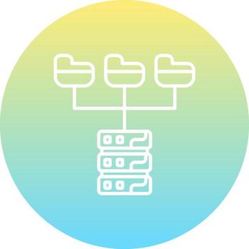 Data Model Abstract Digital Art Object vector